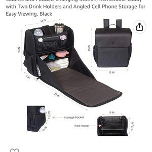 Lulyboo Diaper Bag Convertible Backpack